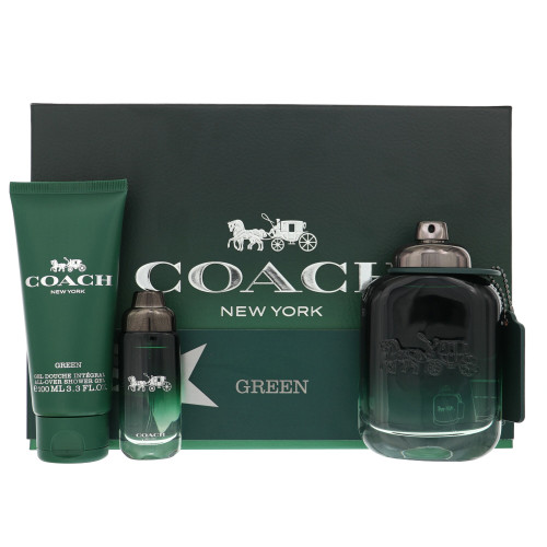Coach Green by Coach Gift Set for Men 3.3 Oz Eau De Toilette Spray