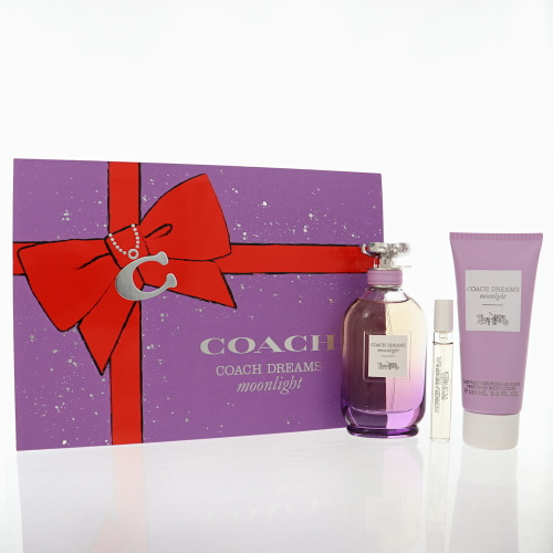 Coach Dreams Moonlight by Coach Gift Set for Women 3 Piece Set For Women: 3 Oz Eau De Parfum Spray, 0.25 Oz Eau De Parfum Spray, 3.3 Oz Body Lotion