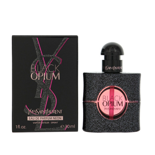 Black Opium Neon by Yves Saint Laurent Box for Women 1 Oz Eau De Parfum Spray