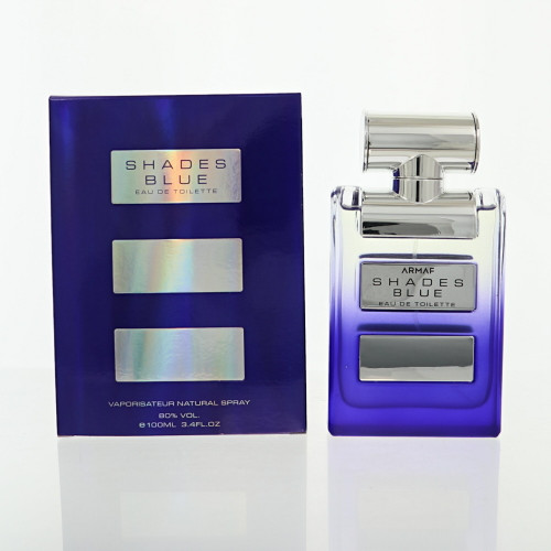 Shades Blue by Armaf Box for Men 3.4 Oz Eau De Toilette Spray