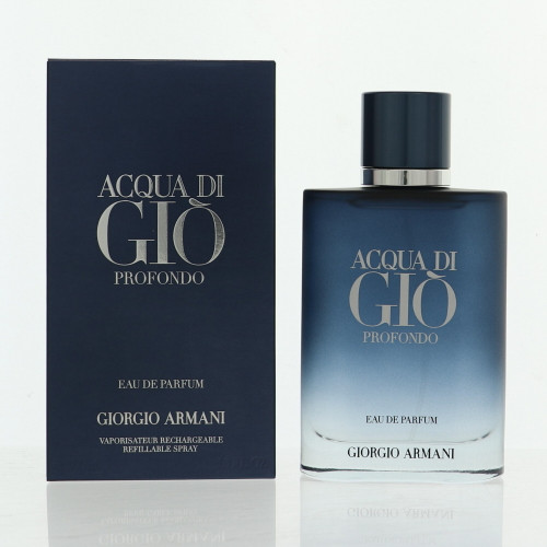 Acqua Di Gio Profondo by Giorgio Armani Box for Men 3.3 Oz Eau De Parfum Spray