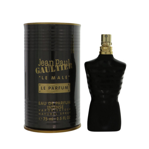 Jean Paul Gaultier Le Male Le Parfum by Jean Paul Gaultier Box for Men 2.5 Oz Eau De Parfum Intense Spray