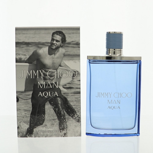 Jimmy Choo Man Aqua by Jimmy Choo Box for Men 3.3 Oz Eau De Toilette Spray