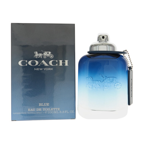 Coach Blue by Coach Box for Men 3.3 Oz Eau De Toilette Spray