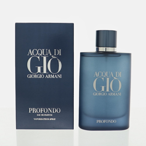 Acqua Di Gio Profondo by Giorgio Armani Box for Men 4.2 Oz Eau De Parfum Spray