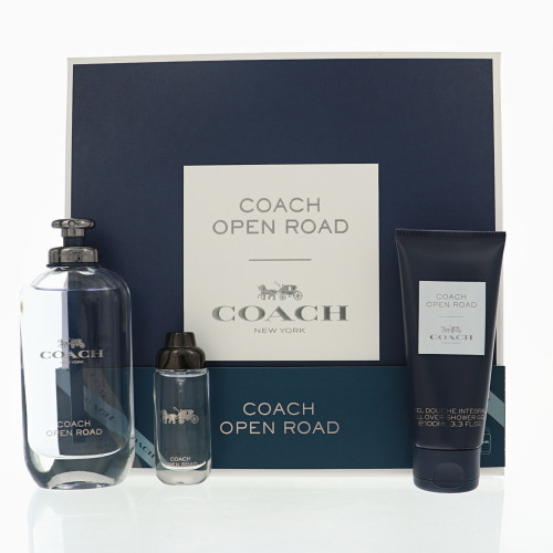 Coach Open Road by Coach Gift Set for Men 3.3 Oz Eau De Toilette Spray