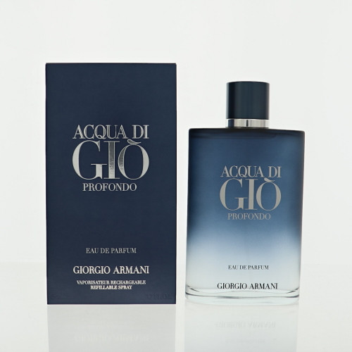 Acqua Di Gio Profondo by Giorgio Armani Box for Men 6.7 Oz Eau De Parfum Spray