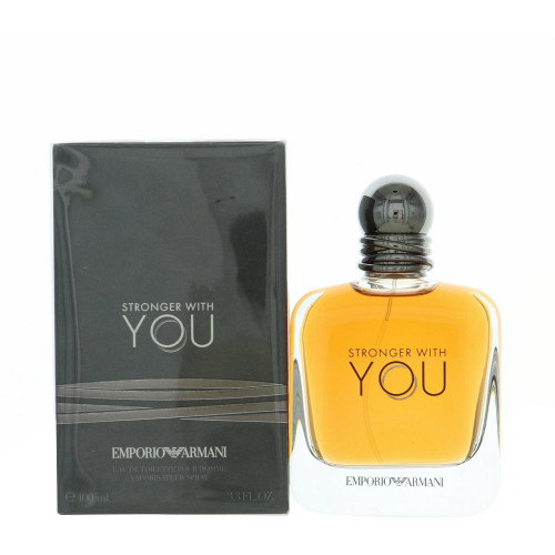 Emporio Stronger With You by Giorgio Armani Box for Men 3.3 Oz Eau De Toilette Spray