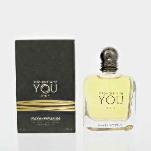 Stronger With You Only by Emporio Armani Box for Men 3.4 Oz Eau De Toilette Spray