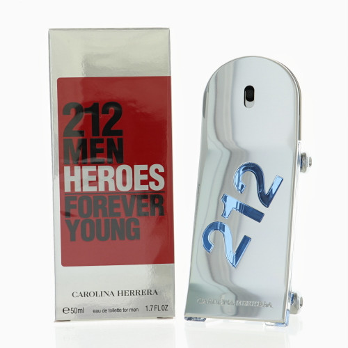 212 Heroes Forever Young by Carolina Herrera Box for Men 1.7 Oz Eau De Toilette Spray