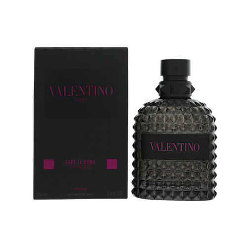 Uomo Born In Roma Extradose by Valentino Box for Men 3.4 Oz Parfum Spray