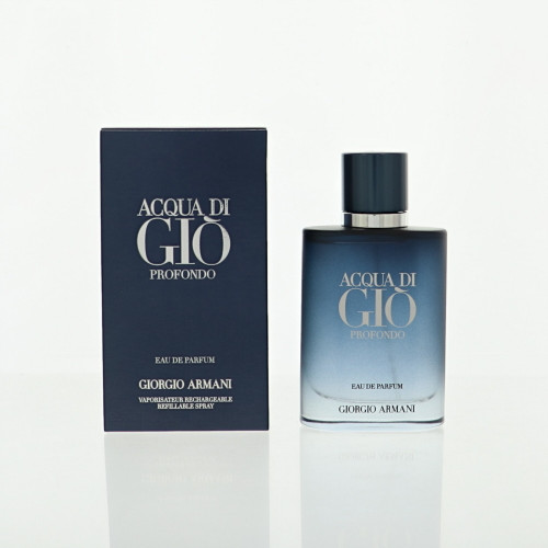 Acqua Di Gio Profondo by Giorgio Armani Box for Men 1.6 Oz Eau De Parfum Spray