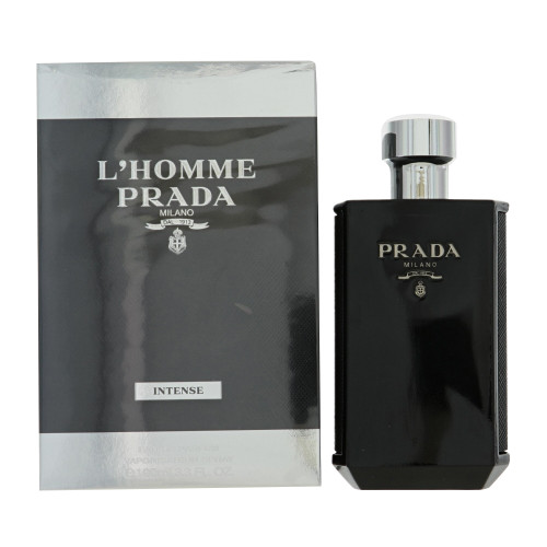 Prada L'homme Intense by Prada Box for Men 3.3 Oz Eau De Parfum Spray