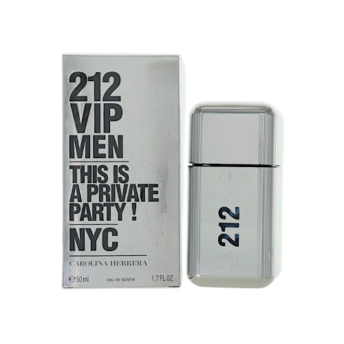 212 Vip by Carolina Herrera - 1.7 oz Eau De Toilette Spray bottle for Men