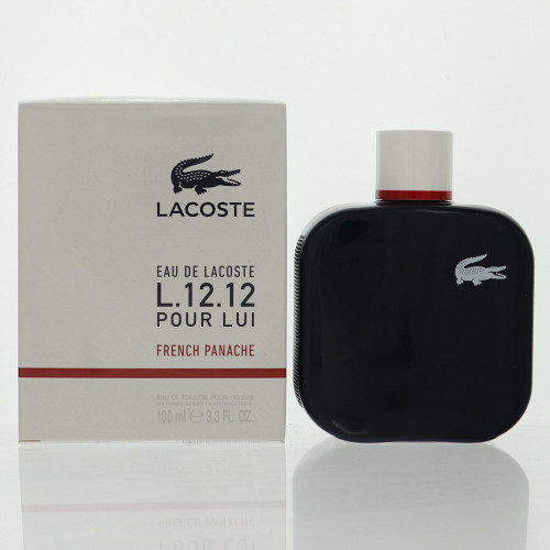 L.12.12 Pour Lui French Panache by Lacoste Box for Men 3.3 Oz Eau De Toilette Spray