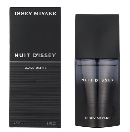 Issey Miyake L'eau D'issey Pour Homme Nuit by Issey Miyake Box for Men 2.5 Oz Eau De Toilette Spray