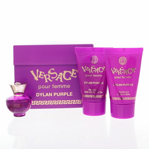 Dylan Purple by Versace Gift Set for Women 0.17 Oz Eau De Parfum Splash