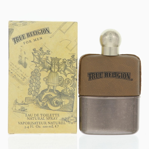 True Religion by True Religion Box for Men 3.4 Oz Eau De Toilette Spray