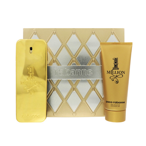 Paco Rabanne 1 Million by Paco Rabanne Gift Set for Men 2 Piece Set For Men: 3.4 Oz Eau De Toilette Spray, 3.4 Oz Shower Gel