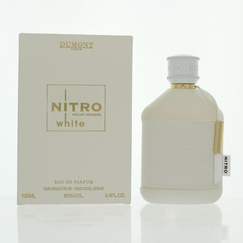 Nitro White by Dumont Box for Men 3.4 Oz Eau De Parfum Spray