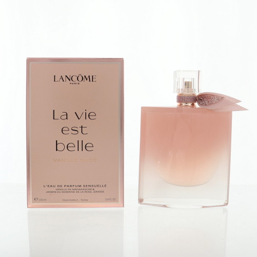 La Vie Est Belle Vanille Nude by Lancome Box for Women 3.4 Oz Eau De Parfum Spray