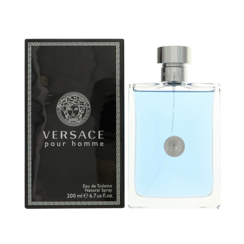 Versace Pour Homme by Versace Box for Men 6.7 Oz Eau De Toilette Spray