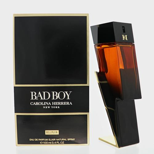 Bad Boy Elixir by Carolina Herrera Box for Men 3.4 Oz Eau De Parfum Spray