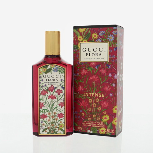 Flora Gorgeous Gardenia Intense by Gucci Box for Women 3.3 Oz Eau De Parfum Spray