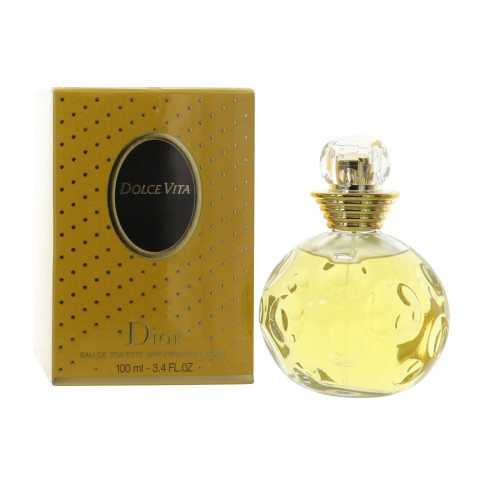 Dolce Vita by Christian Dior Box for Women 3.4 Oz Eau De Toilette Spray