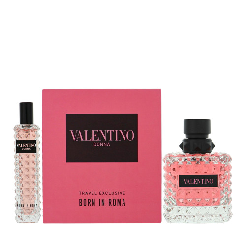 Valentino Born In Roma by Valentino Gift Set for Women 3.4 Oz Eau De Parfum Spray