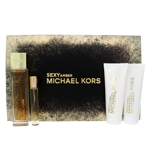 Michael Kors Sexy Amber by Michael Kors Gift Set for Women 3.4 Oz Eau De Parfum Spray