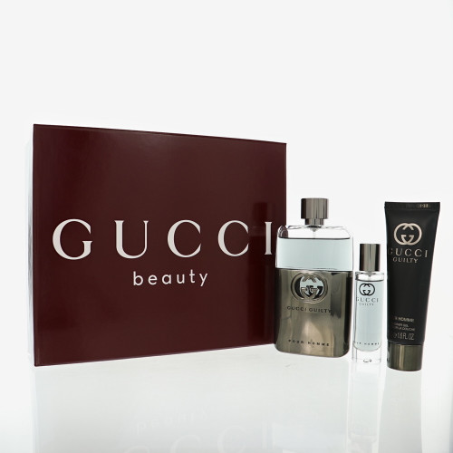 Gucci Guilty by Gucci Gift Set for Men 3 Oz Eau De Toilette Spray