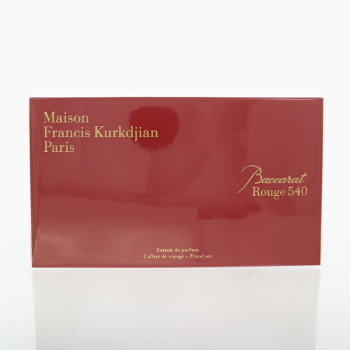 Baccarat Rouge 540 Travel Set by Maison Francis Kurkdjian Gift Set for Men Maison Francis Kurkdjian Baccarat Rouge 540 Travel Set: 5 X 0.37 Oz Extrait De Parfum Spray