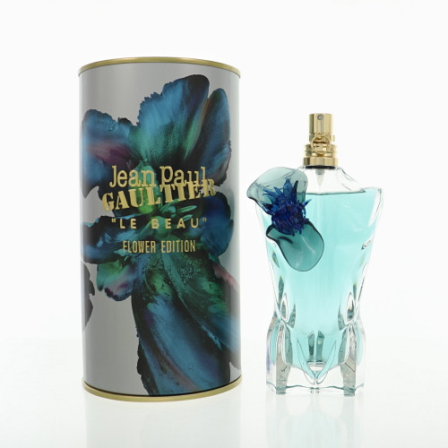 Le Beau Flower Edition by Jean Paul Gaultier Box for Men 4.2 Oz Eau De Parfum Spray