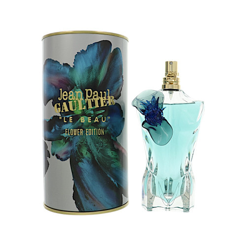 Le Beau Flower Edition by Jean Paul Gaultier Box for Men 4.2 Oz Eau De Parfum Spray