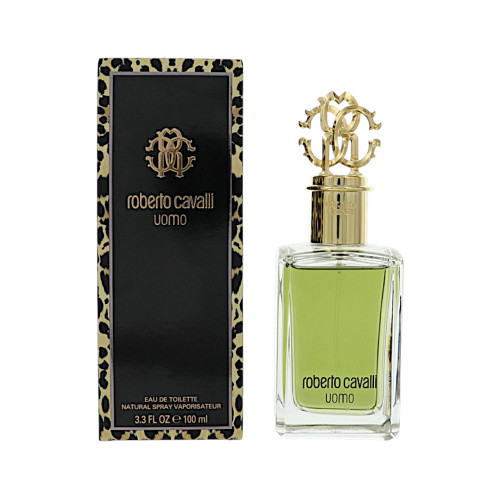 Roberto Cavalli Uomo by Roberto Cavalli Box for Men 3.3 Oz Eau De Toilette Spray