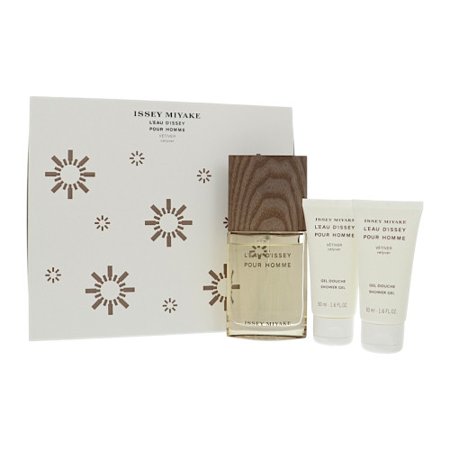 L'eau D'issey Vetiver by Issey Miyake - 3 Piece Set bottle for Men