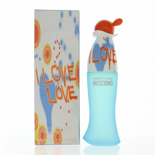 I Love Love by Moschino Box for Women 3.4 Oz Eau De Toilette Spray