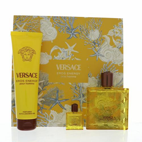 Eros Energy by Versace Gift Set for Men 3.4 Oz Eau De Parfum Spray