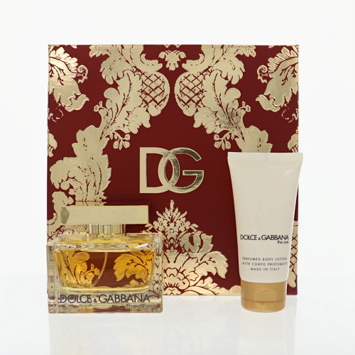 The One by Dolce & Gabbana Gift Set for Women 2 Piece Set For Women: 2.5 Oz Eau De Parfum Spray, 1.7 Oz Perfumed Body Lotion