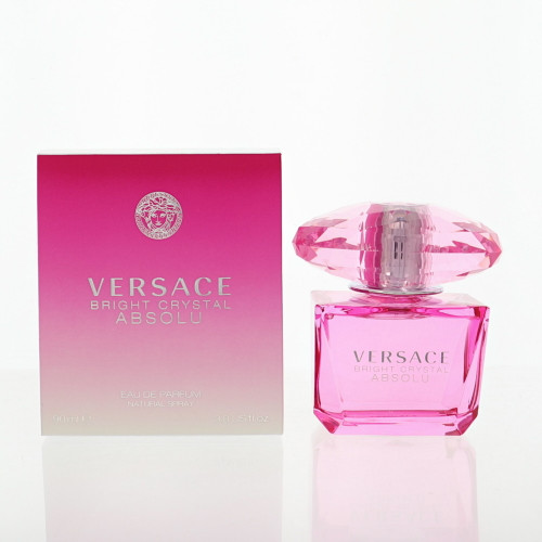 Bright Crystal Absolu by Versace Box for Women 3 Oz Eau De Parfum Spray