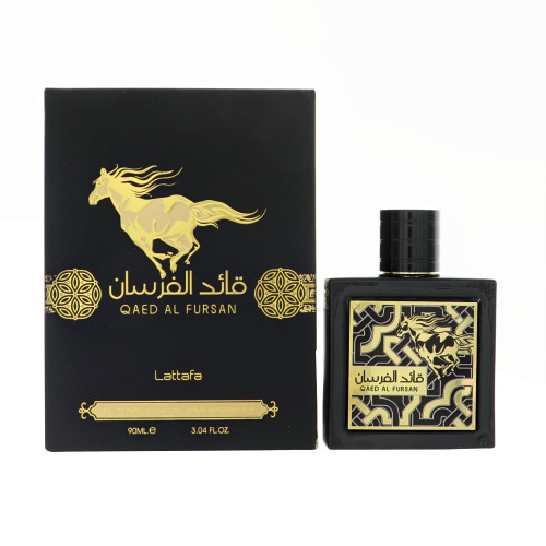 Qaed Al Fursan by Lattafa Box for Men 3.04 Oz Eau De Parfum Spray