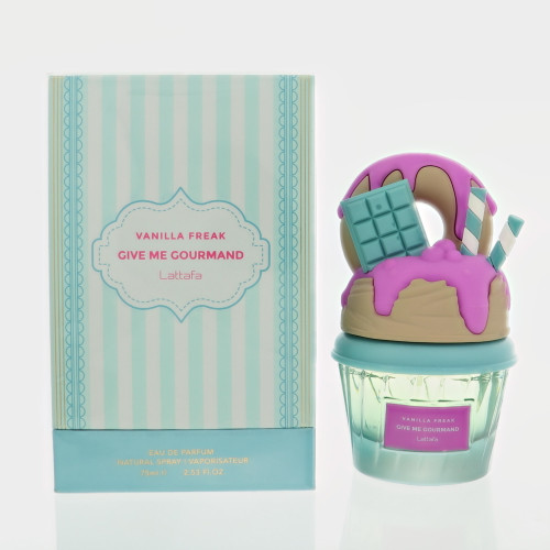 Give Me Gourmand Vanilla Freak by Lattafa Box for Men 2.53 Oz Eau De Parfum Spray