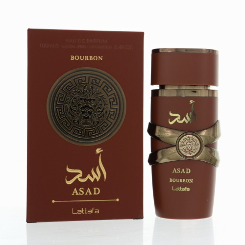 Asad Bourbon by Lattafa Box for Men 3.4 Oz Eau De Parfum Spray