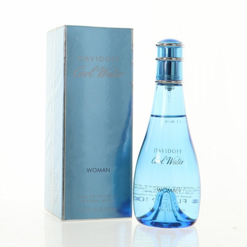 Cool Water by Davidoff Box for Women 3.4 Oz Eau De Toilette Spray