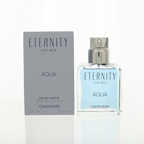 Eternity Aqua by Calvin Klein Box for Men 3.3 Oz Eau De Toilette Spray