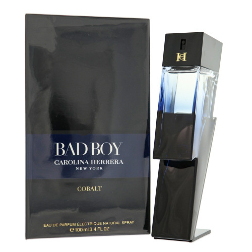 Bad Boy Cobalt by Carolina Herrera Box for Men 3.4 Oz Eau De Parfum Electrique Spray