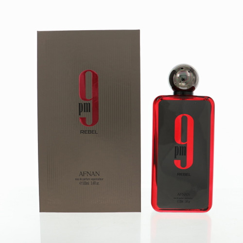 9 Pm Rebel by Afnan Box for Men 3.4 Oz Eau De Parfum Spray