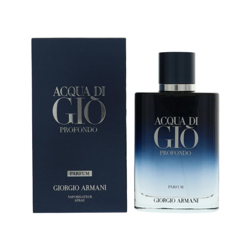Acqua Di Gio Profondo by Giorgio Armani Box for Men 3.3 Oz Parfum Spray