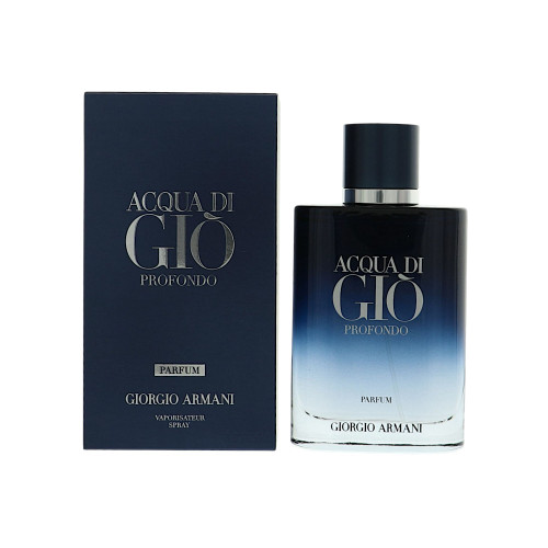 Acqua Di Gio Profondo by Giorgio Armani Box for Men 3.3 Oz Parfum Spray